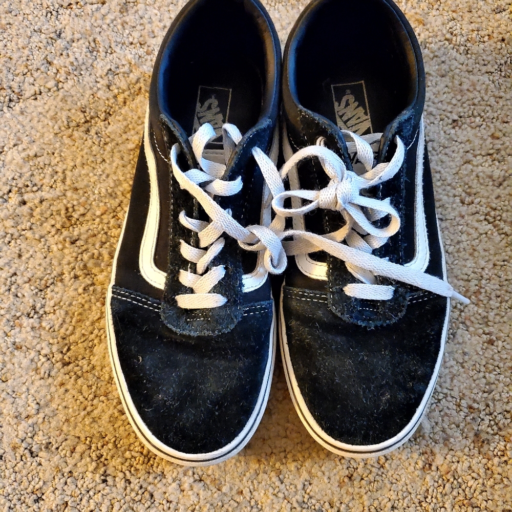 Black Suede Old School Vans